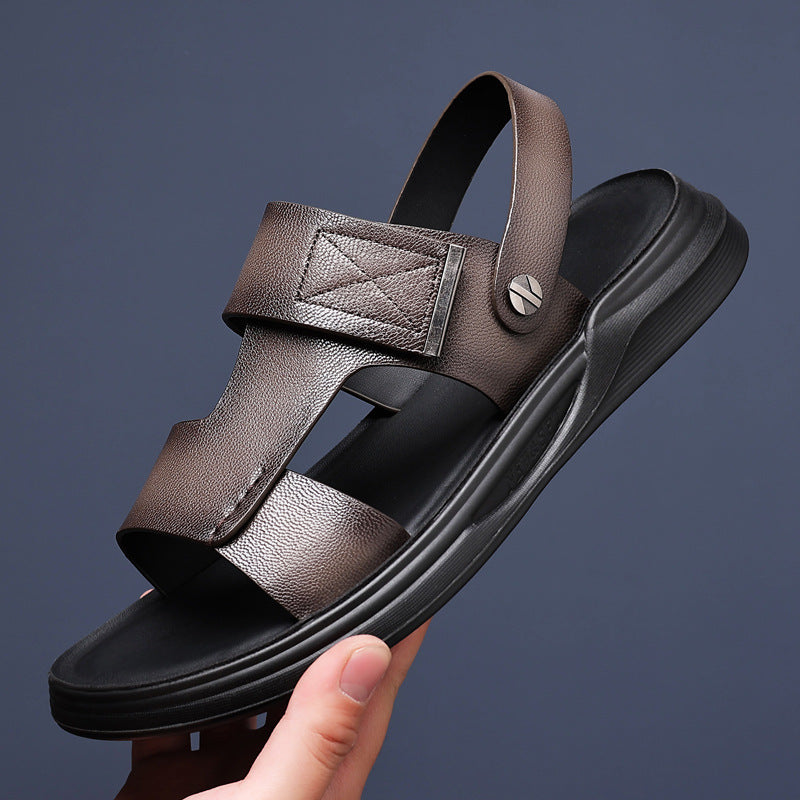 Men's Leather Fashionable Cool Sandals