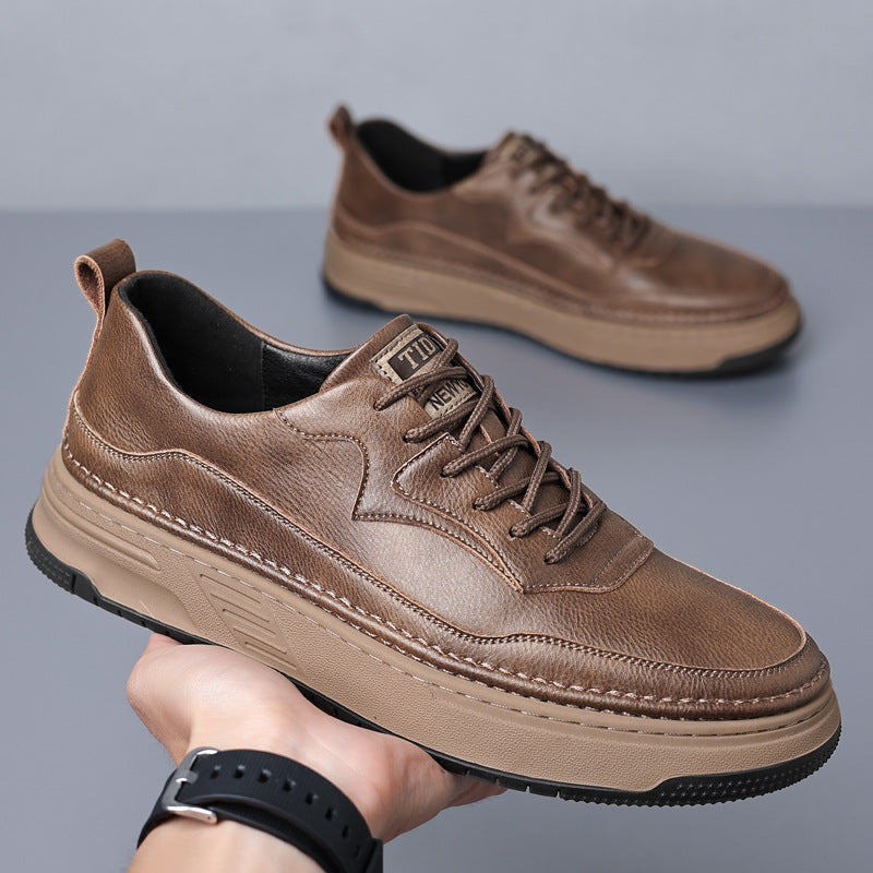 Men's Leather British Style Casual Shoes