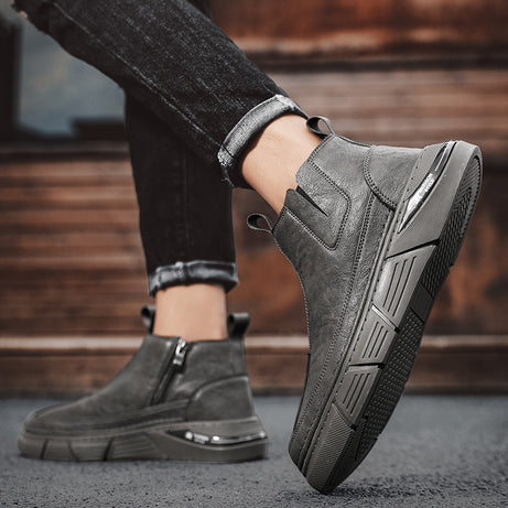 Men's British Style Martin Boots Fashion Trend Shoes