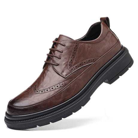 Men's Leather Fashionable Trendy Casual Shoes