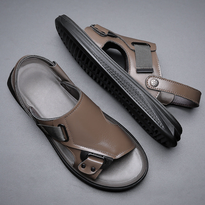 Men's Summer Leather Casual Sandals