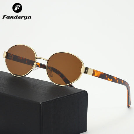 Women's UV-Protract Trendy Metal Sunglasses