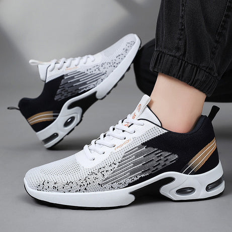 Men's Flying Woven Breathable Running Shoes