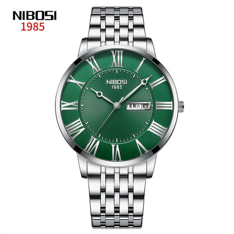 Men's Simple Gold Steel Belt Quartz Watch