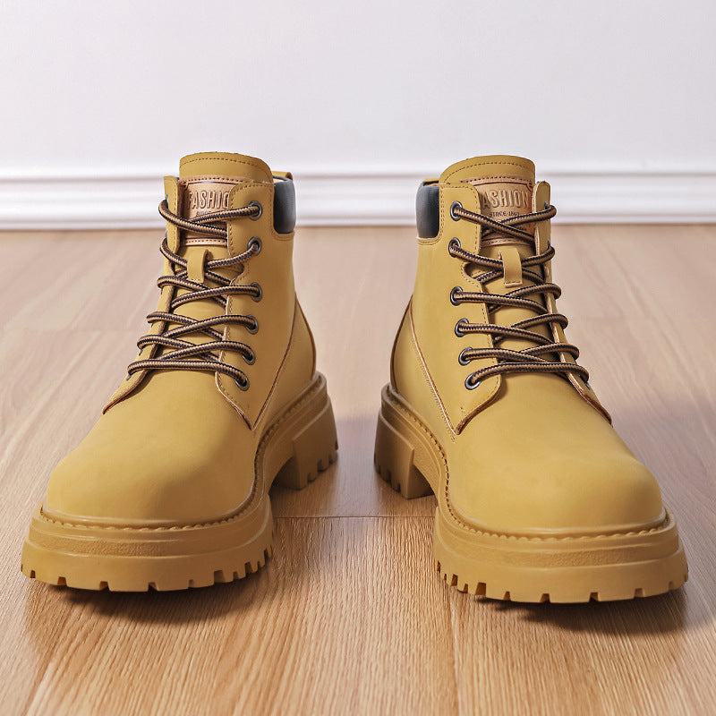 Men's Martin Boots Trendy British Style Shoes