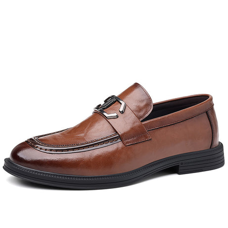 Men's Leather British Style Versatile Shoes