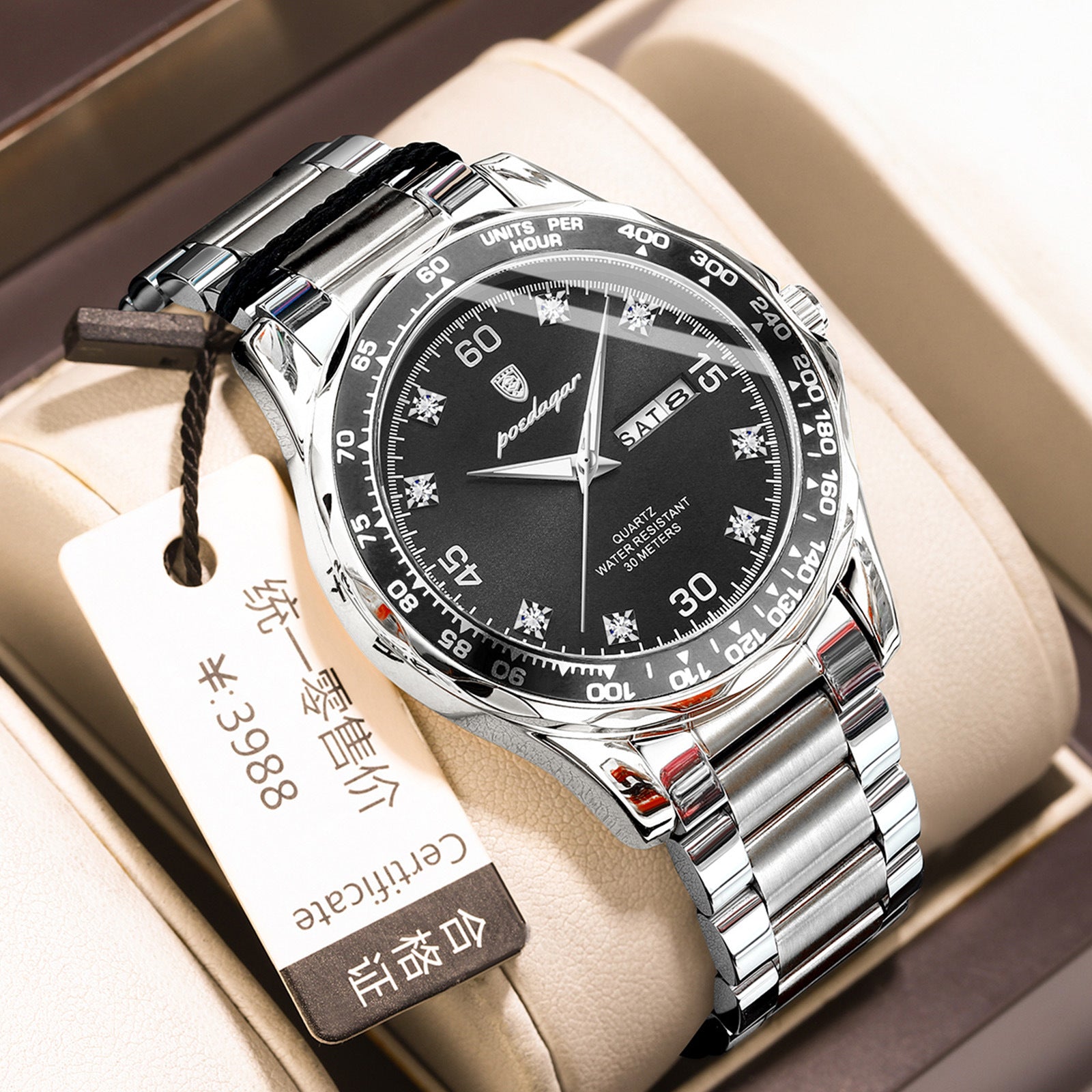 Men's Waterproof Luminous Quartz Watch