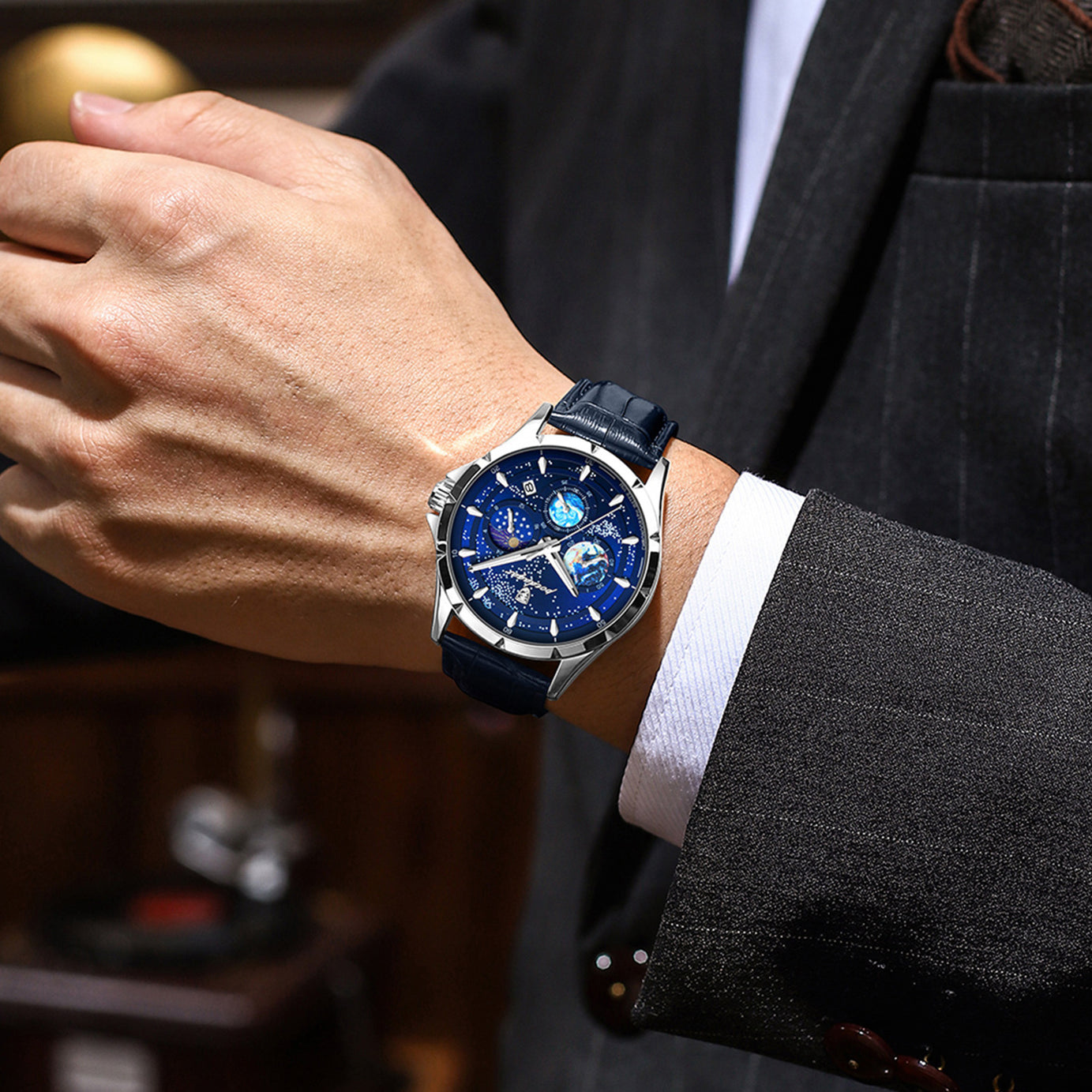 Men's Multi-functional Quartz Watch