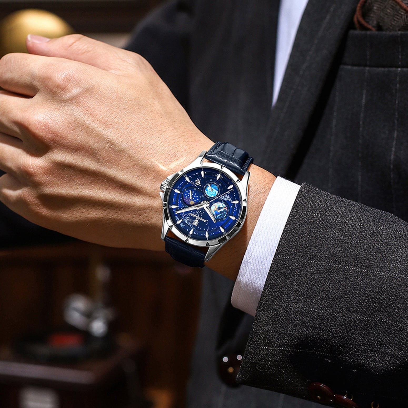 Men's Multi-functional Quartz Watch