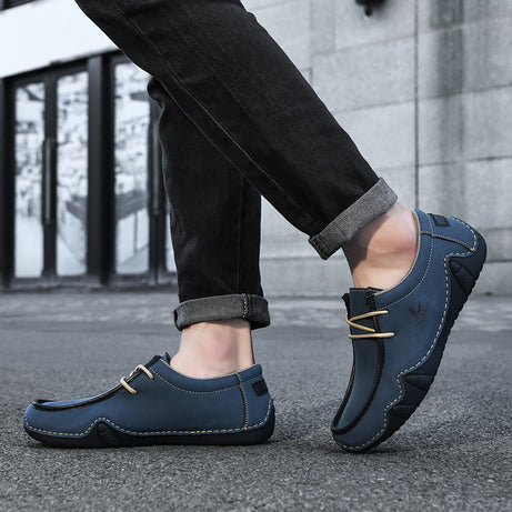 Men's Leather High-End Loafers Casual Shoes
