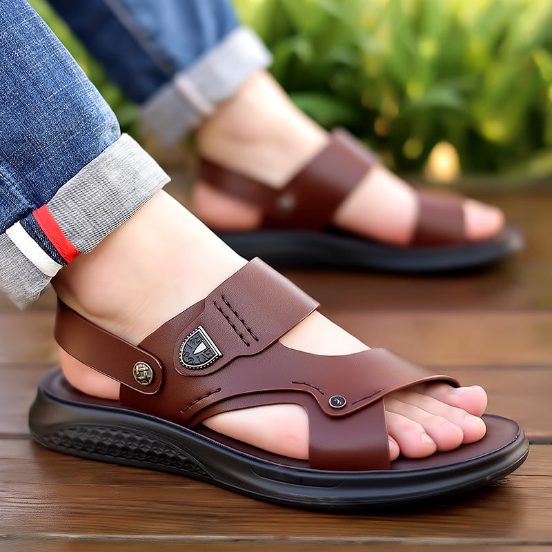 Men's Leather Breathable Cool Sandals