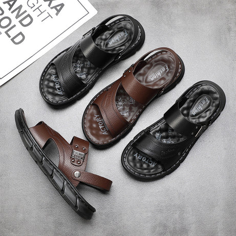 Men's Sandals Leather Summer Sandals