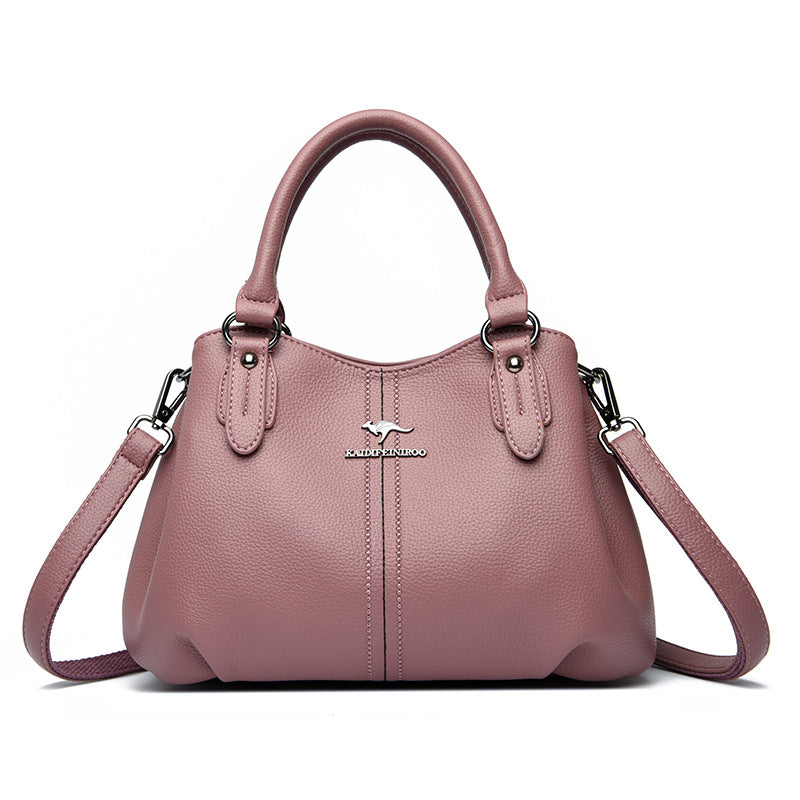 Women's Leather Stylish Large Capacity Handbag