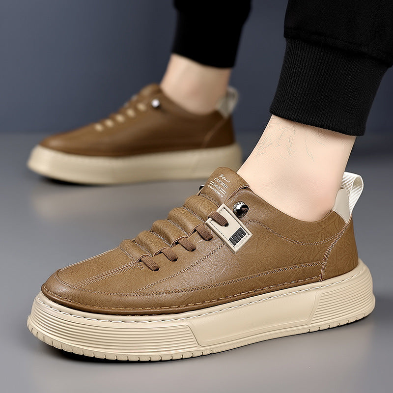 Men's Leather Fashion Leisure Casual Shoes