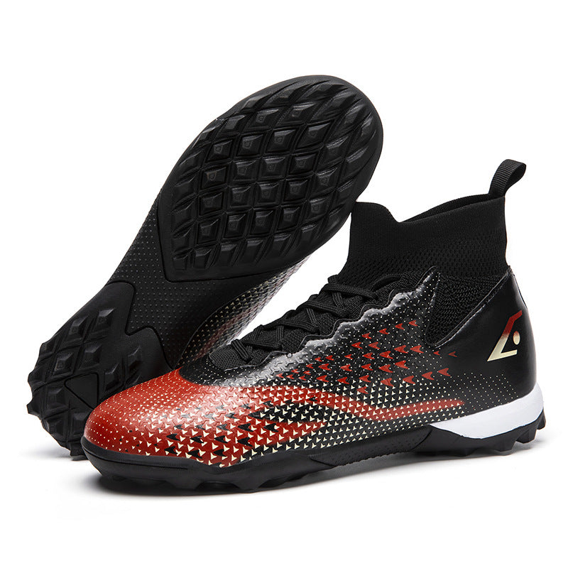 Men's Fly-Woven Football High-Top Sports Shoes
