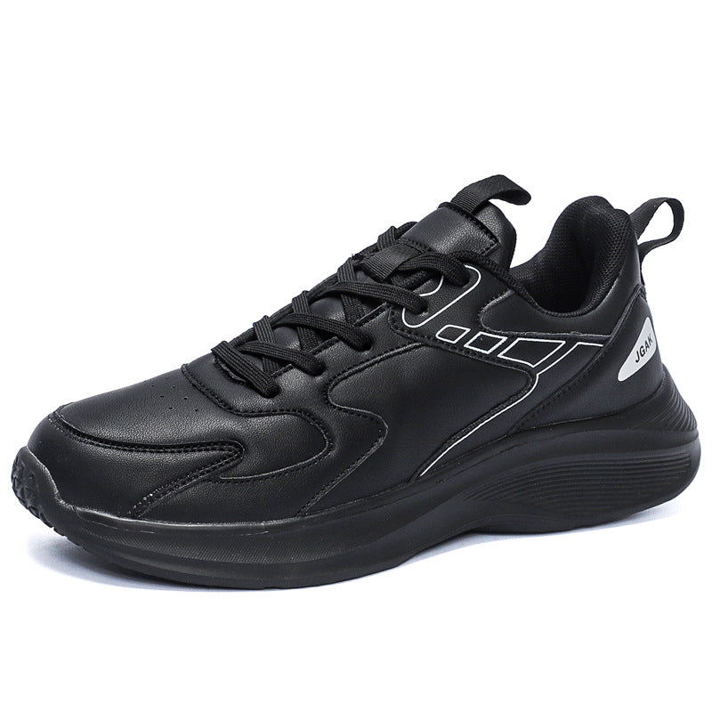 Men's Leather Fashionable Running Shoes