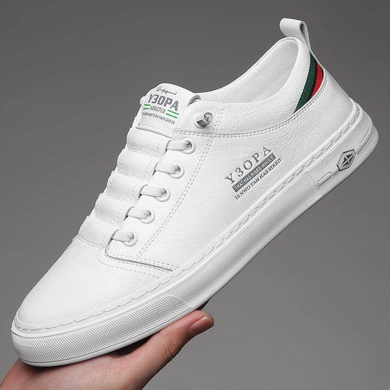 Men's Trendy Leather Casual Sneakers