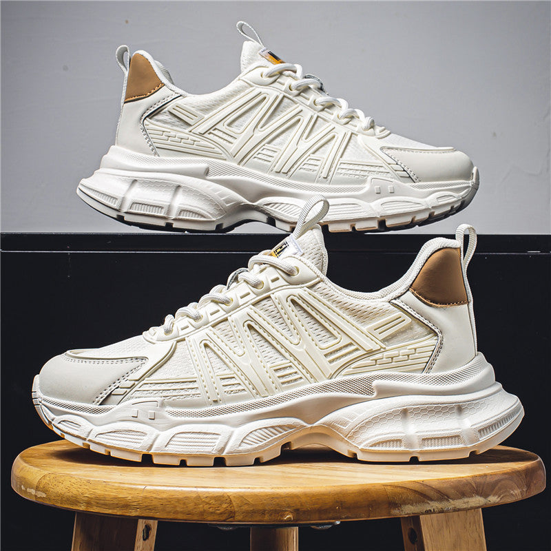 Men's Breathable Mesh Thick-Soled Casual Shoes
