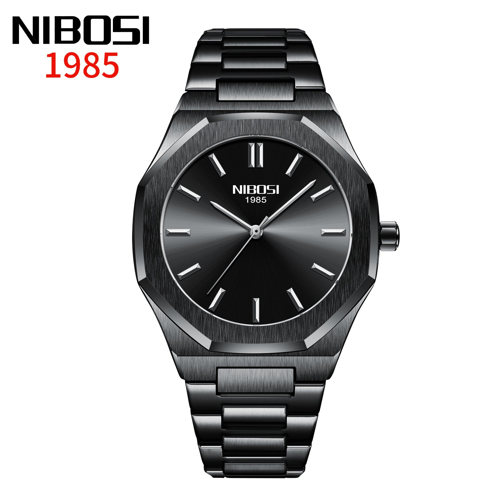 Men's Simple Rhombus Gold Watch