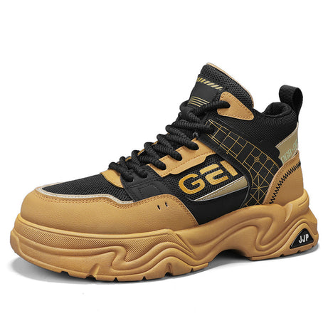 Men's Autumn Platform Hiking Shoes Short Boots