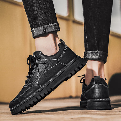 Men's Fashion Trend Low-Top Leather Shoes