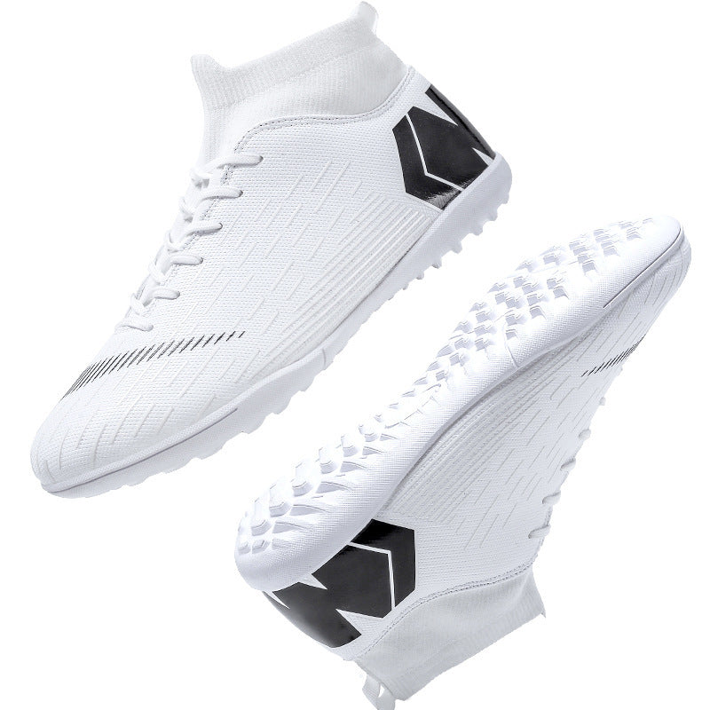 Men's Football High Top Training Broken Nails Shoes