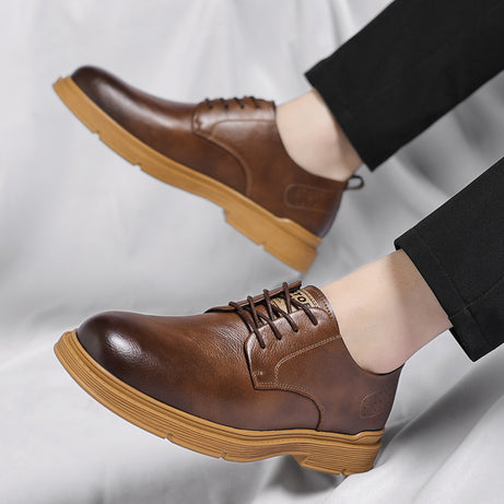 Men's Leather British Style Casual Shoes