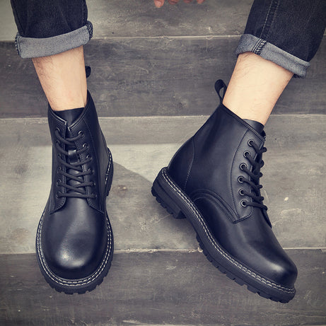 Men's Leather Fashion Martin Boots