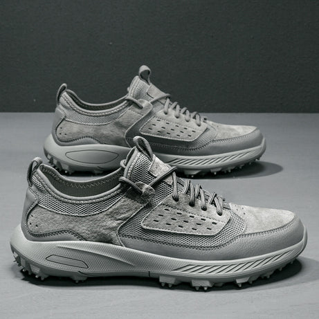 Men's Leather Breathable Casual Hiking Shoes