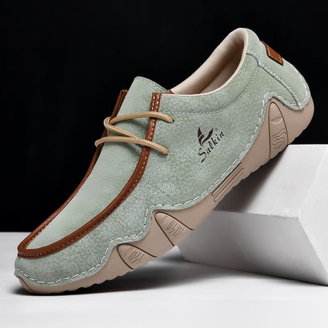 Men's Leather High-End Loafers Casual Shoes