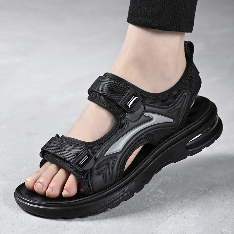 Men's Air Cushion Soft Sole Velcro Sandals