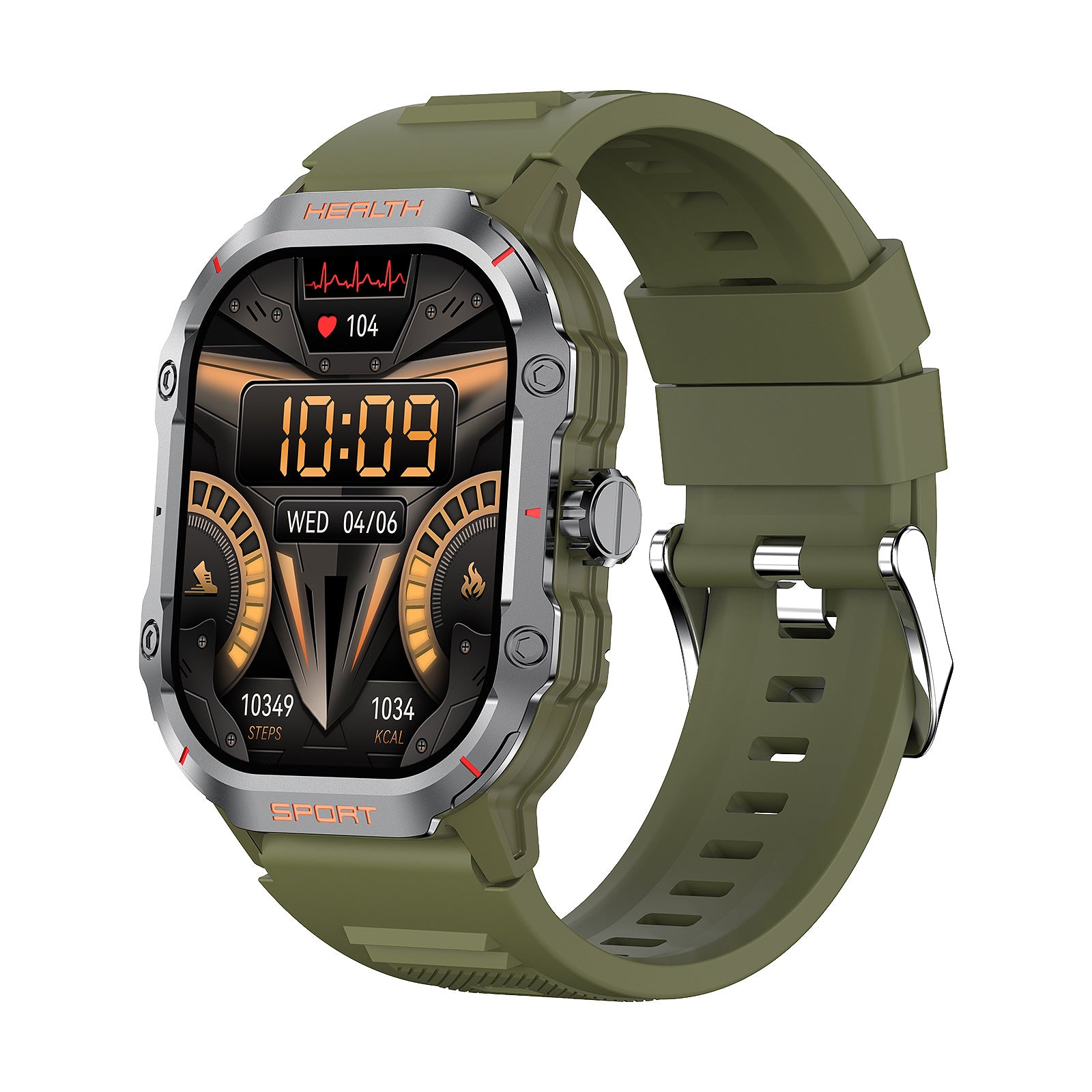 Outdoor HK24 Bluetooth Call Smart Watch