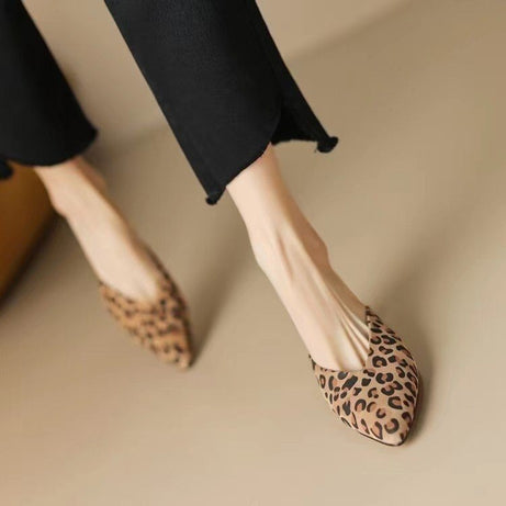 Women's Leopard Print Temperament Shoes