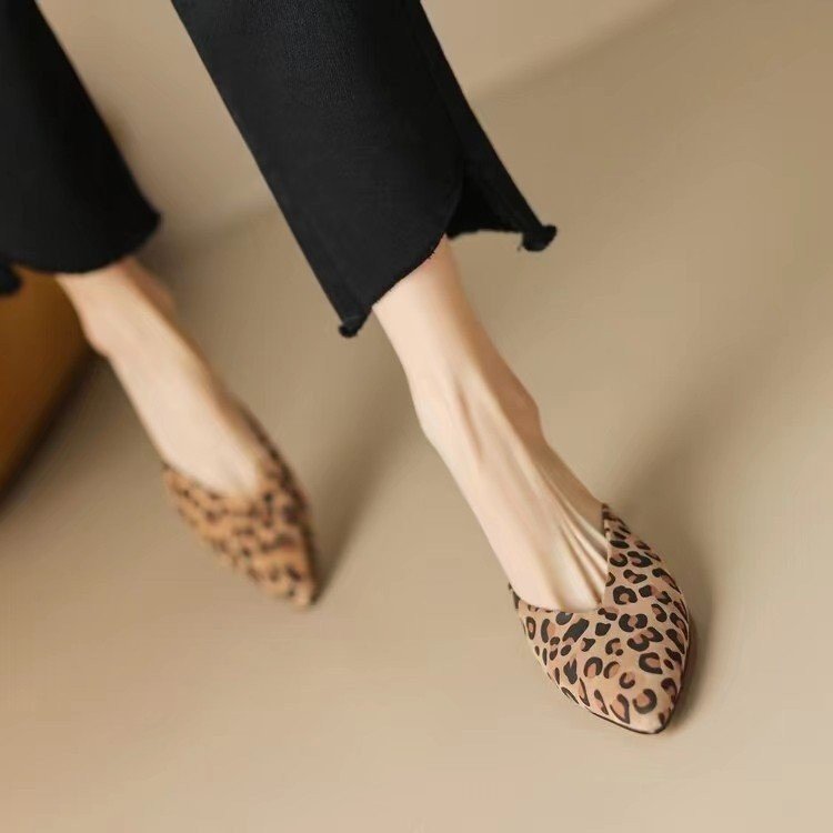 Women's Leopard Print Temperament Shoes