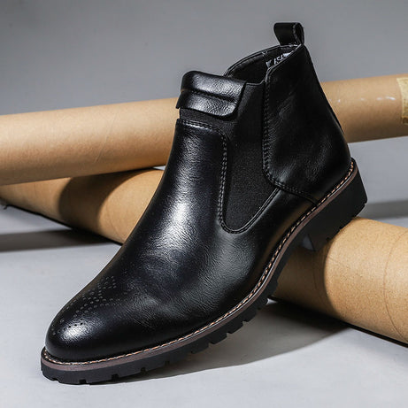 Men's Leather Surface Chelsea Boots