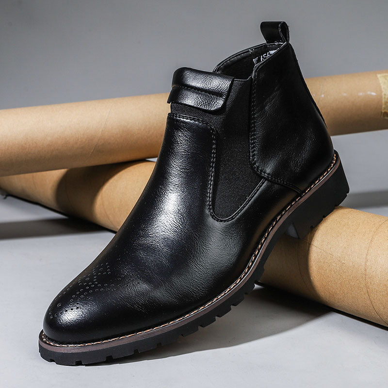 Men's Leather Surface Chelsea Boots