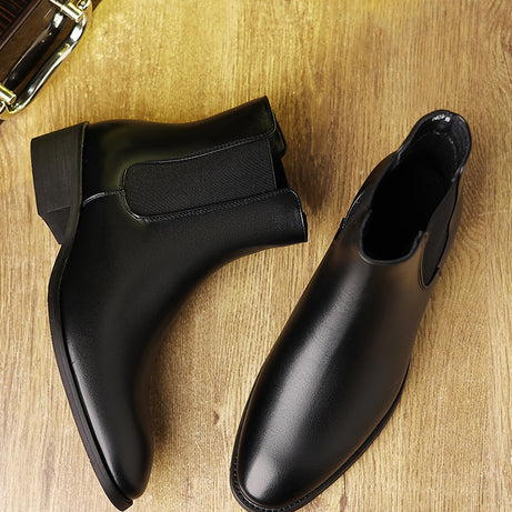 Men's Leather British Style Chelsea Boots