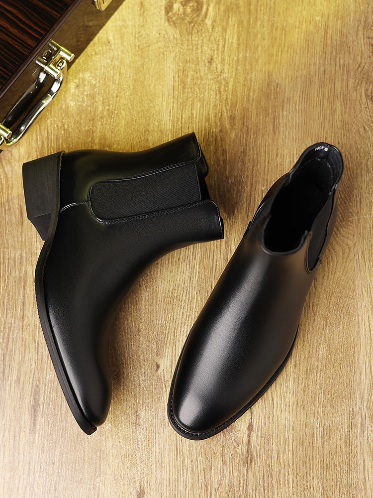 Men's Leather British Style Chelsea Boots