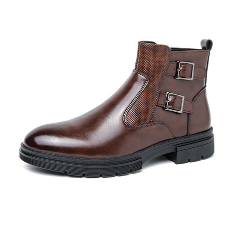 Men's British Style Martin Boots Leather Shoes