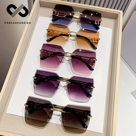 Women's Thin Sunshade Versatile Anti-UV Sunglasses