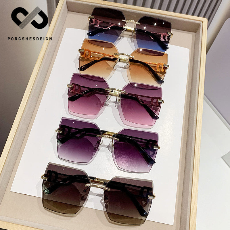 Women's Thin Sunshade Versatile Anti-UV Sunglasses