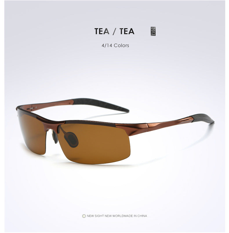 Men's Color-changing Sports Aluminum Polarized Sunglasses