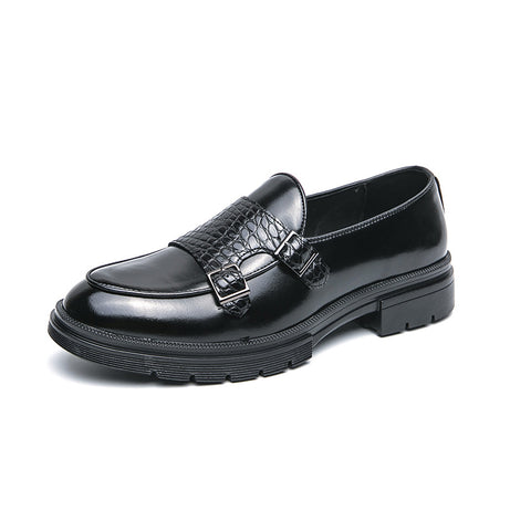 Men's Retro Casual Double Tower Buckle Shoes
