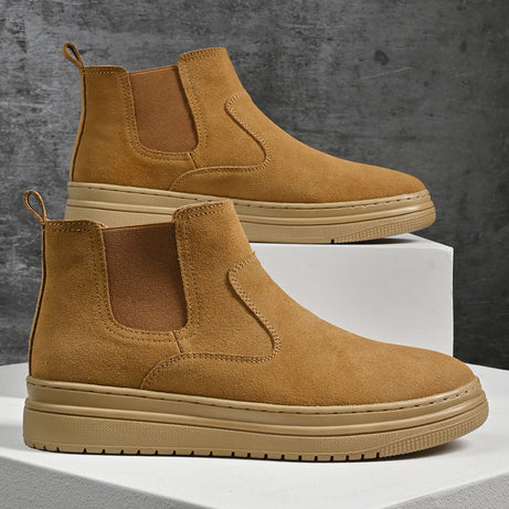 Men's Leather Chelsea Boots Casual Shoes