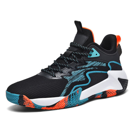 Men's Breathable High-Top Basketball Sports Shoes