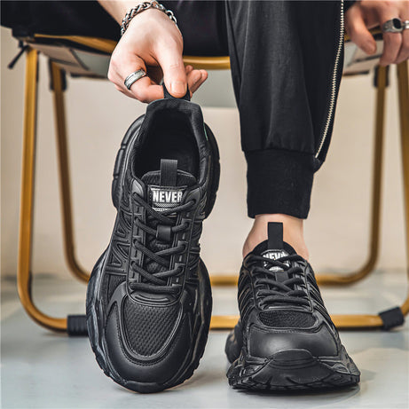 Men's Breathable Mesh Thick-Soled Casual Shoes