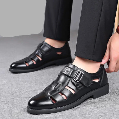 Men's Summer Leather Breathable Sandals