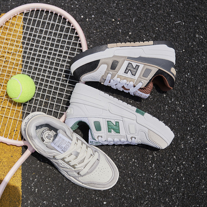 Men's Super Fiber Leather Casual Sneakers