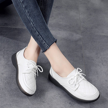 Women's Leather Fashionable Casual Shoes