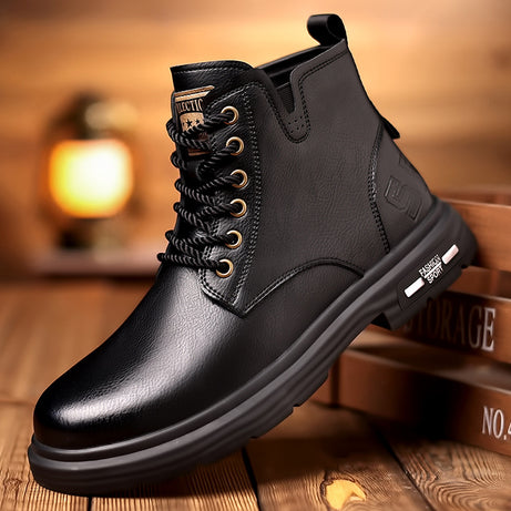Men's Leather Martin Boots British style Shoes